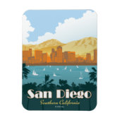 San Diego, CA Magnet (Vertikal)