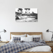 San Diego, CA Old Town Plaza View Foto Leinwanddruck (Insitu (Schlafzimmer))