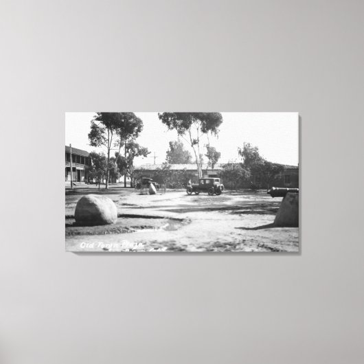 San Diego, CA Old Town Plaza View Foto Leinwanddruck (Vorderseite)