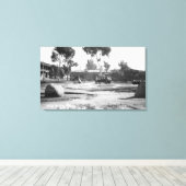 San Diego, CA Old Town Plaza View Foto Leinwanddruck (Insitu (Holzboden))