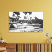 San Diego, CA Old Town Plaza View Foto Leinwanddruck (Insitu (Wohnzimmer))