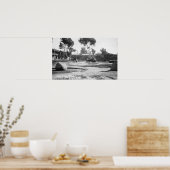 San Diego, CA Old Town Plaza View Foto Poster (Küche)