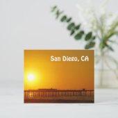 San Diego, CA Postcard Postkarte (Stehend Vorderseite)