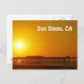 San Diego, CA Postcard Postkarte (Vorne/Hinten)