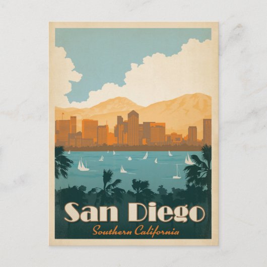 San Diego, CA Postkarte (Vorderseite)