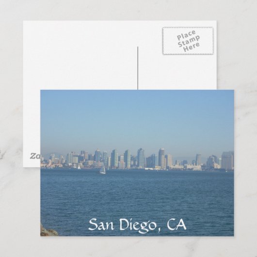 San Diego, CA Postkarte (Vorne/Hinten)