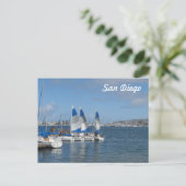 San Diego, CA Postkarte (Stehend Vorderseite)