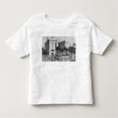 San Diego, CA-Stadt-Ansicht von Hotel US Grant Kleinkind T-shirt (Vorderseite)
