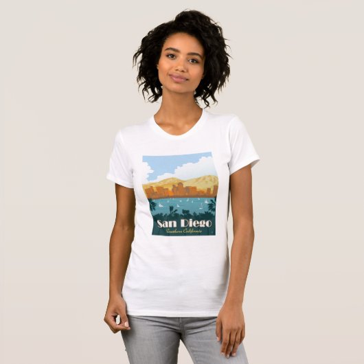 San Diego, CA T-Shirt (Vorne ganz)