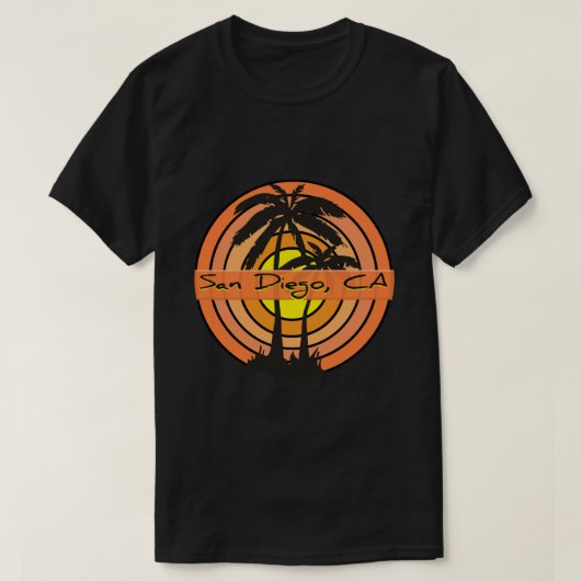 San Diego, CA T-Shirt (Design vorne)