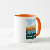 San Diego, CA Tasse (VorderseiteRechts)
