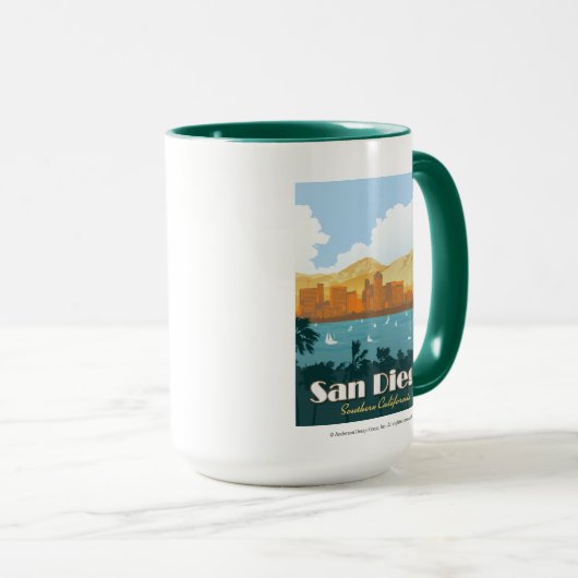 San Diego, CA Tasse (VorderseiteRechts)