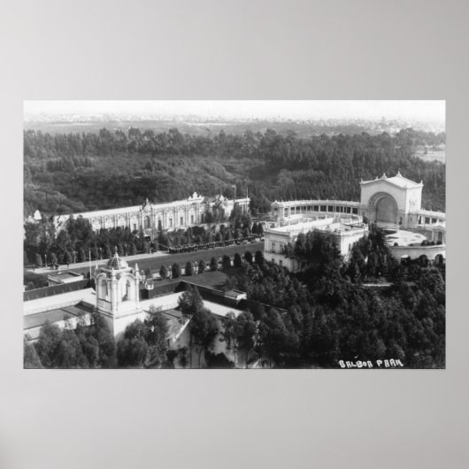 San Diego, CA View of Balboa Park Foto Poster (Vorne)