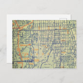 San Diego, CA Vintag Karte (Vorne/Hinten)