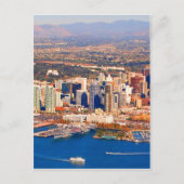 san diego california antensicht postkarte (Vorderseite)