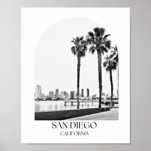 San Diego California Arch Foto Print Poster (Vorne)