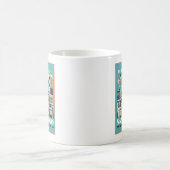 San Diego California Art Deco Kaffeetasse (Mittel)