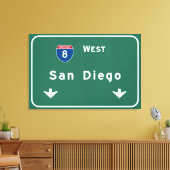 San Diego California Autobahn : Leinwanddruck (Insitu (Wohnzimmer))