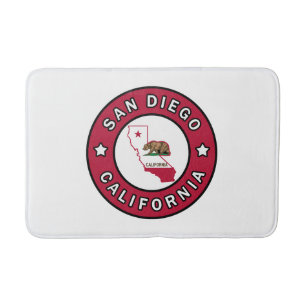 San Diego California Badematte
