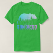 San Diego California Bären Grizzly Pride Outdoor V T-Shirt (Design vorne)