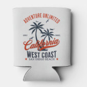 San Diego California Beach Adventure Unlimited Dosenkühler (Rückseite)