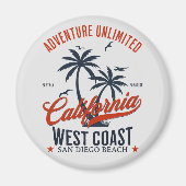 San Diego California Beach Adventure Unlimited Magnet (Vorne)