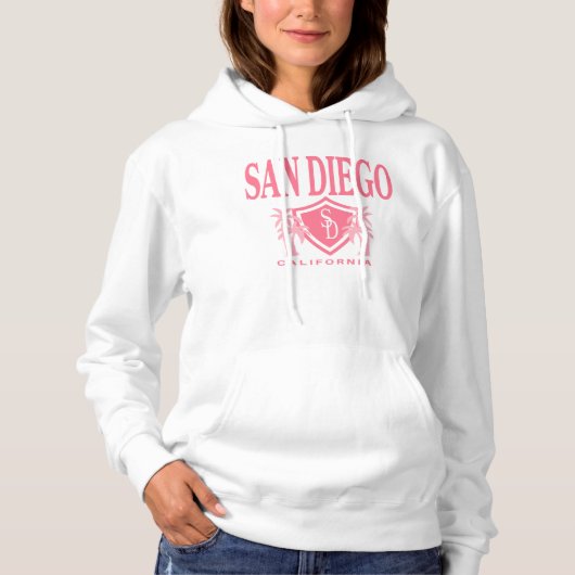 San Diego California Beach Junggeselinnen-Abschied Hoodie (Vorderseite)