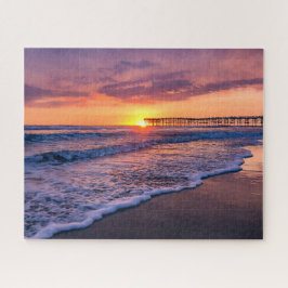San Diego California Beach Sunset Puzzle