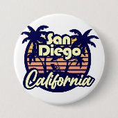 San Diego California Button (Vorderseite)