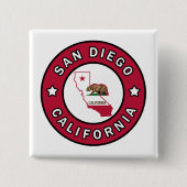 San Diego California Button (Vorderseite)