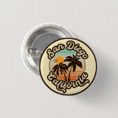 San Diego California Button (Vorne & Hinten)