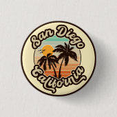 San Diego California Button (Vorderseite)