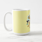 San Diego California Cartoon Kaffeetasse (Links)