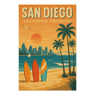 San Diego - California Dreaming Poster