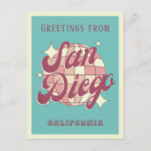 San Diego California Feriendomizil Postkarte (Vorderseite)