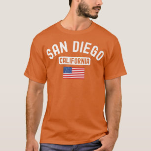 San Diego California Flag Vintag Cali Bear Sa T-Shirt