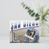 San Diego California Foto Collage Postkarte (Stehend Vorderseite)