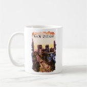 San Diego California Kaffeetasse (Links)