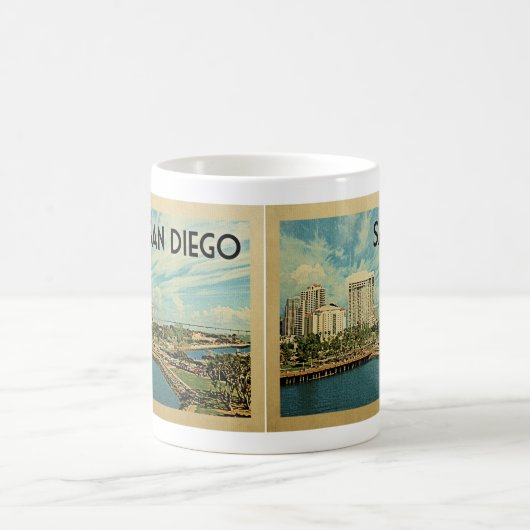San Diego California Kaffeetasse (Mittel)