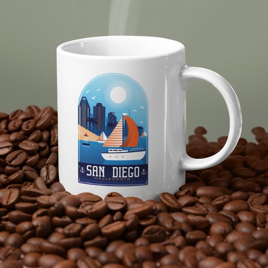 San Diego California Kaffeetasse