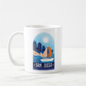 San Diego California Kaffeetasse (Links)