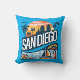 San Diego California Kissen