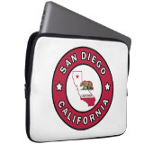 San Diego California Laptopschutzhülle (Vorne Rechts)