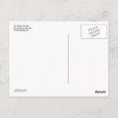 San Diego California LDS Tempel Postkarte (Rückseite)