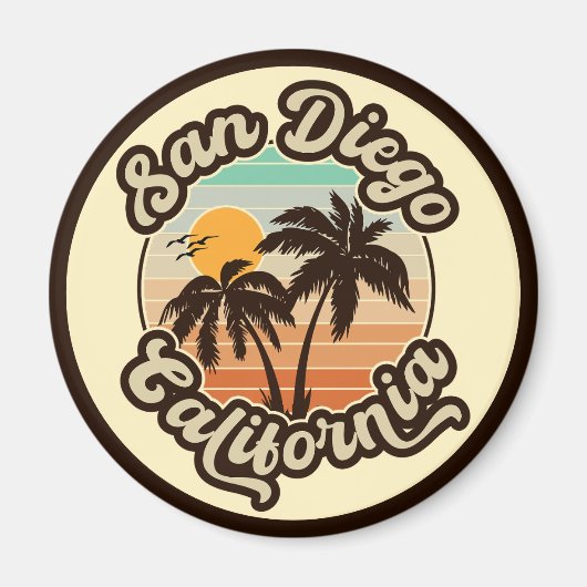 San Diego California Magnet (Vorne)