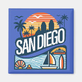 San Diego California Magnet (Vorne)