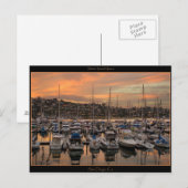 San Diego California Marina Post Card Postkarte (Vorne/Hinten)