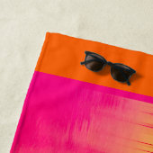 San Diego, California Neon Color - Sunset Strandtuch (Beispiel)