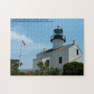 San Diego California Old Point Loma Lighthouse Puzzle