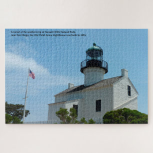 San Diego California Old Point Loma Lighthouse Puzzle